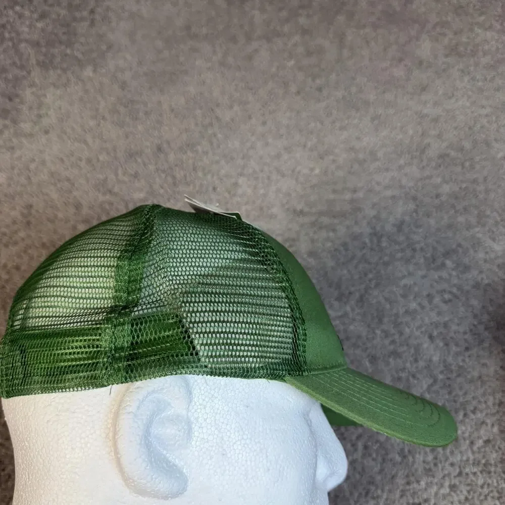 John Deere Hat Cap Snap Back Mens One Size Green Trucker Mesh Everglades NWT